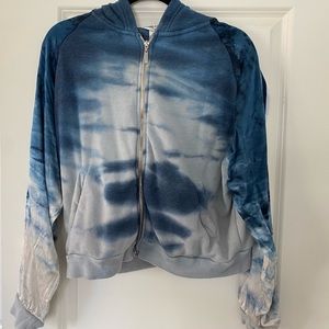 Hard-Tail tie dye zip up hoodie size L